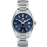 Tag Heuer Carrera Quartz Silver Dial Watch For Women War1112 Ba0601