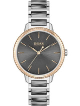 Hugo Boss Womens 1502569 Signature Two Tone Stainless Steel Watch