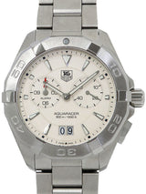 Tag Heuer Aquaracer White Dial Watch For Men Way111y Ba0928