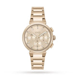 Hugo Boss Womens 1502592 Pandora Gold Tone Stainless Steel Watch With Black Dial