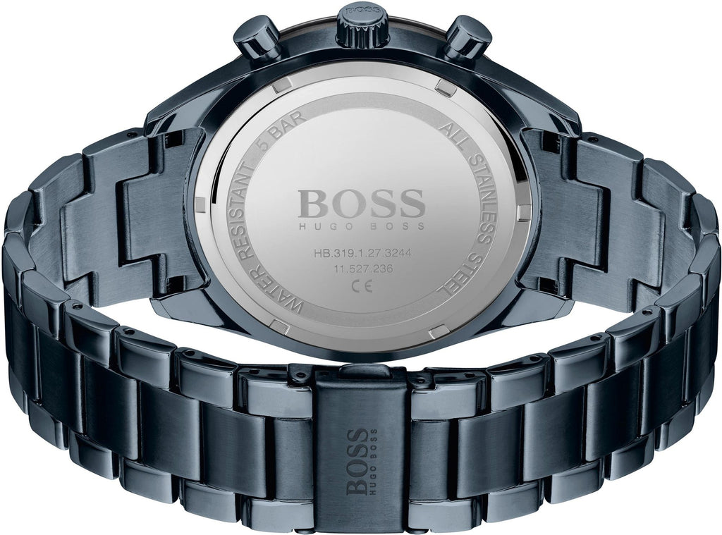 Hugo Boss Mens 1513865 Chronograph Blue Stainless Steel Watch