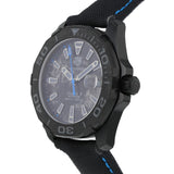 Tag Heuer Aquaracer Calibre 5 Black Nylon Strap Carbon Dial Watch For Men Wbd218c Fc6447