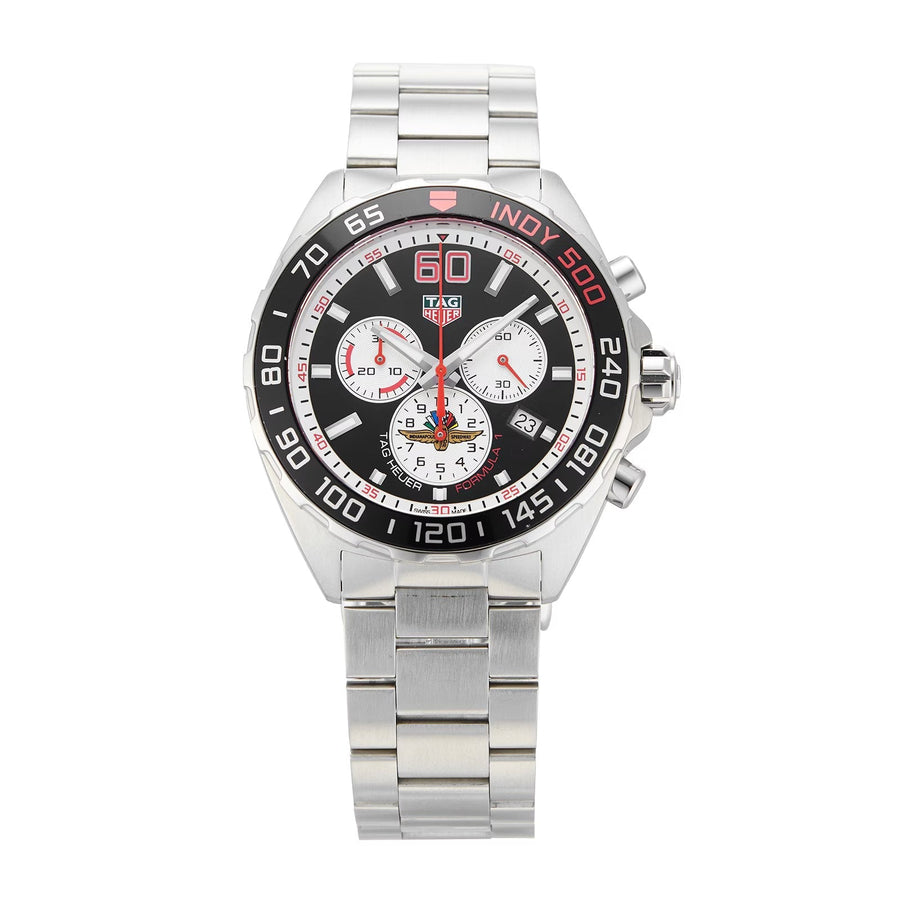 Tag Heuer Formula 1 Quartz Chronograph 43mm Mens Watch Stainless Steel Case Bracelet With Anthracite Dial