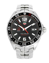 Tag Heuer Formula 1 Quartz Senna Limited Edition Black Dial Silver Steel Strap Watch For Men Waz1012 Ba0883