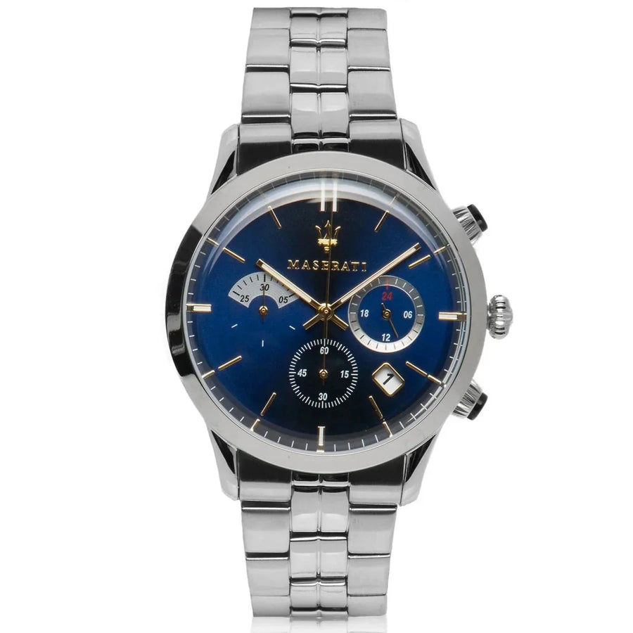 Maserati R8873633001 Ricordo Chrono Mens Blue Watch