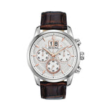 Bulova Classic Mens White Watch 96b309