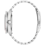 Bulova Oceanographer Automatic Mens Silver Watch 96b405