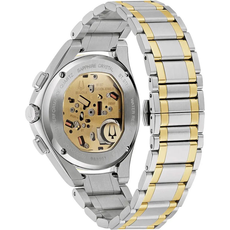 Bulova Curv Mens Grey Watch 98a301