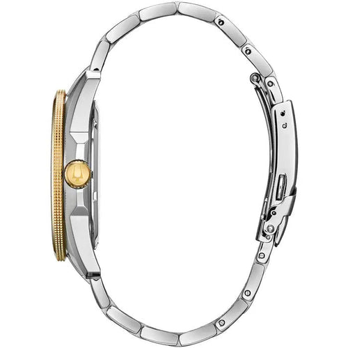 Bulova Marine Star Mens Two Tone Watch 98b334