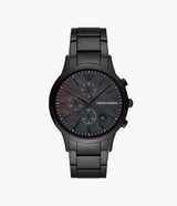 Emporio Armani Mens Ar11275 Silver Tone Stainless Steel Chronograph Watch