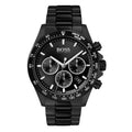 Hugo Boss Mens 1513754 Hero Chronograph Black Stainless Steel Watch