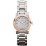 Burberry Ladies Watch The City Diamonds 26mm Two Tone Gold Bu9214