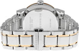 Burberry Ladies Watch Diamond Check Stamped Two Tone Bu9127