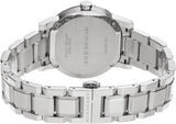 Burberry Ladies Watch Check Stamped Silver Bu9100