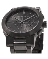 Burberry Mens Watch Chronograph The City Black Pvd Bu9354