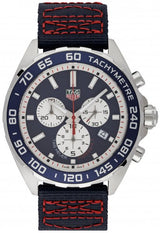 Tag Heuer Formula 1 Redbull Edition Chronograph Blue Dial Blue Nato Strap Watch For Men Caz1018 Fc8213