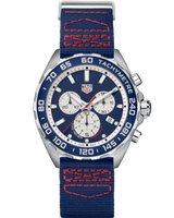 Tag Heuer Formula 1 Redbull Edition Chronograph Blue Dial Blue Nato Strap Watch For Men Caz1018 Fc8213