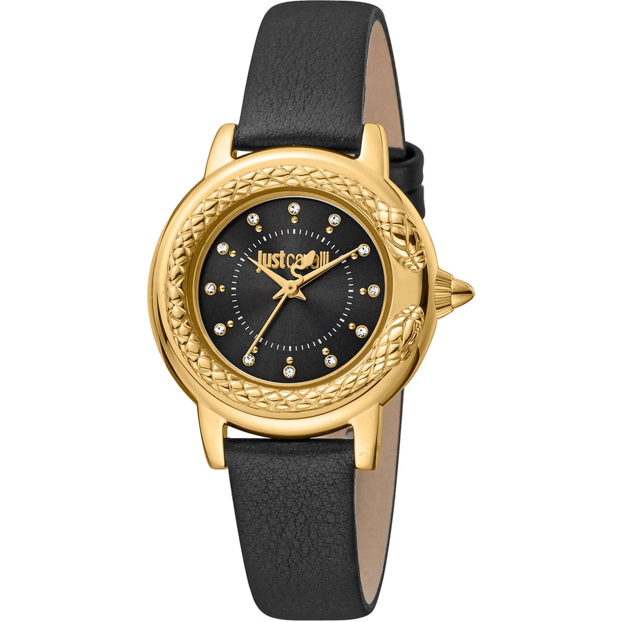 Just Cavalli Presto Leather Gold