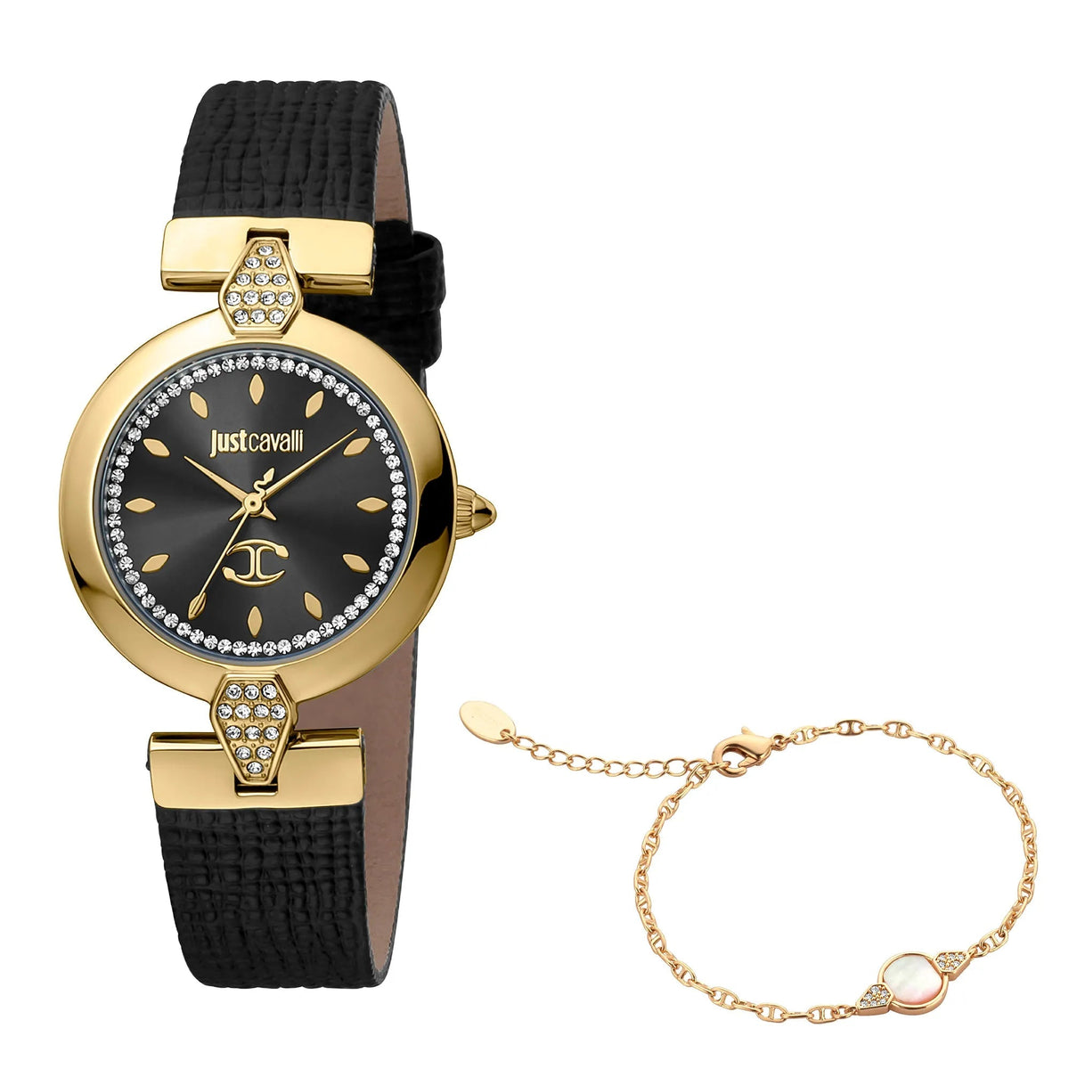 Just Cavalli Donna moderna Yellow Gold Leather