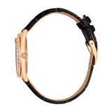 Just Cavalli Prestigio Leather Black Rose Gold