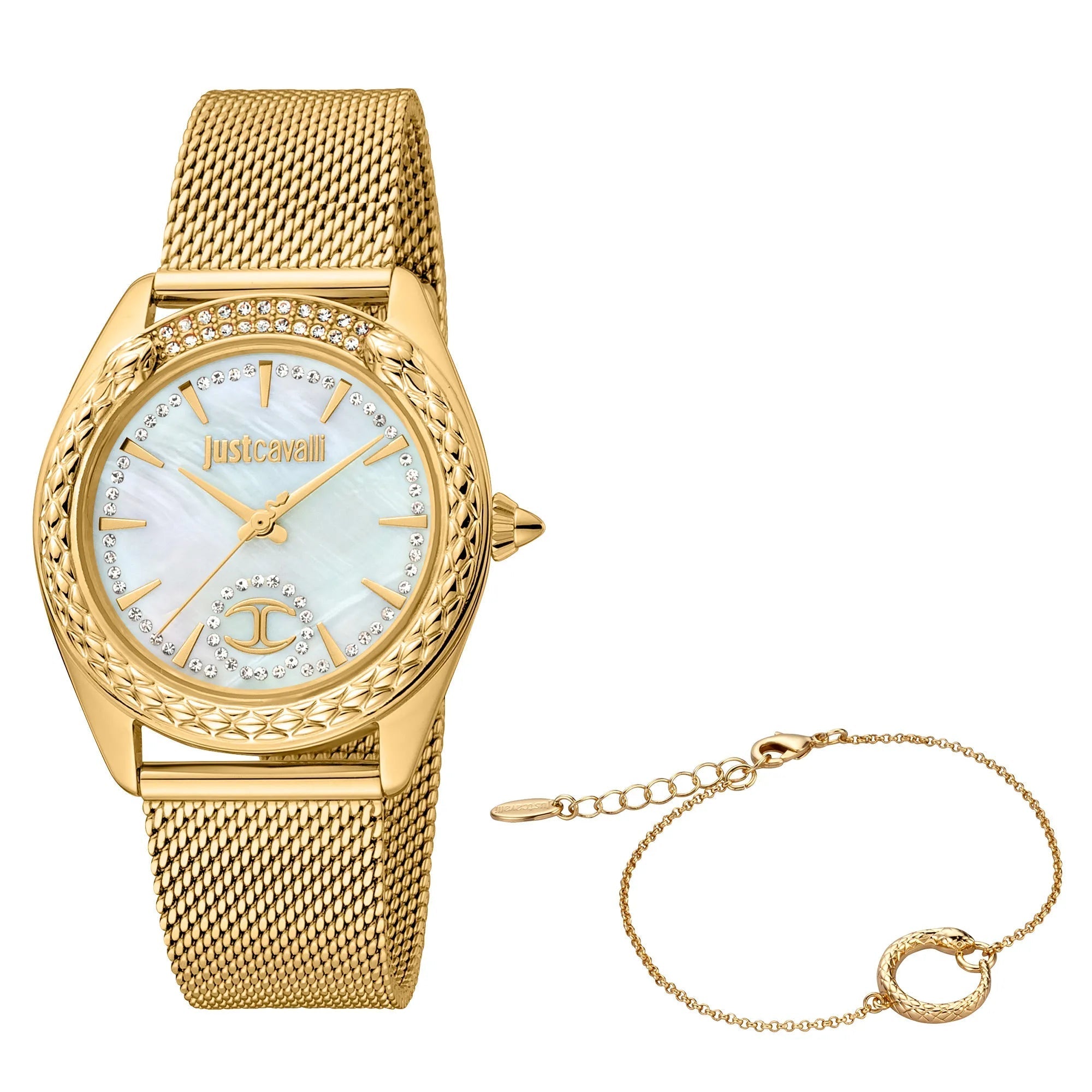 Just Cavalli Prestigio 2 Yellow Gold MOP