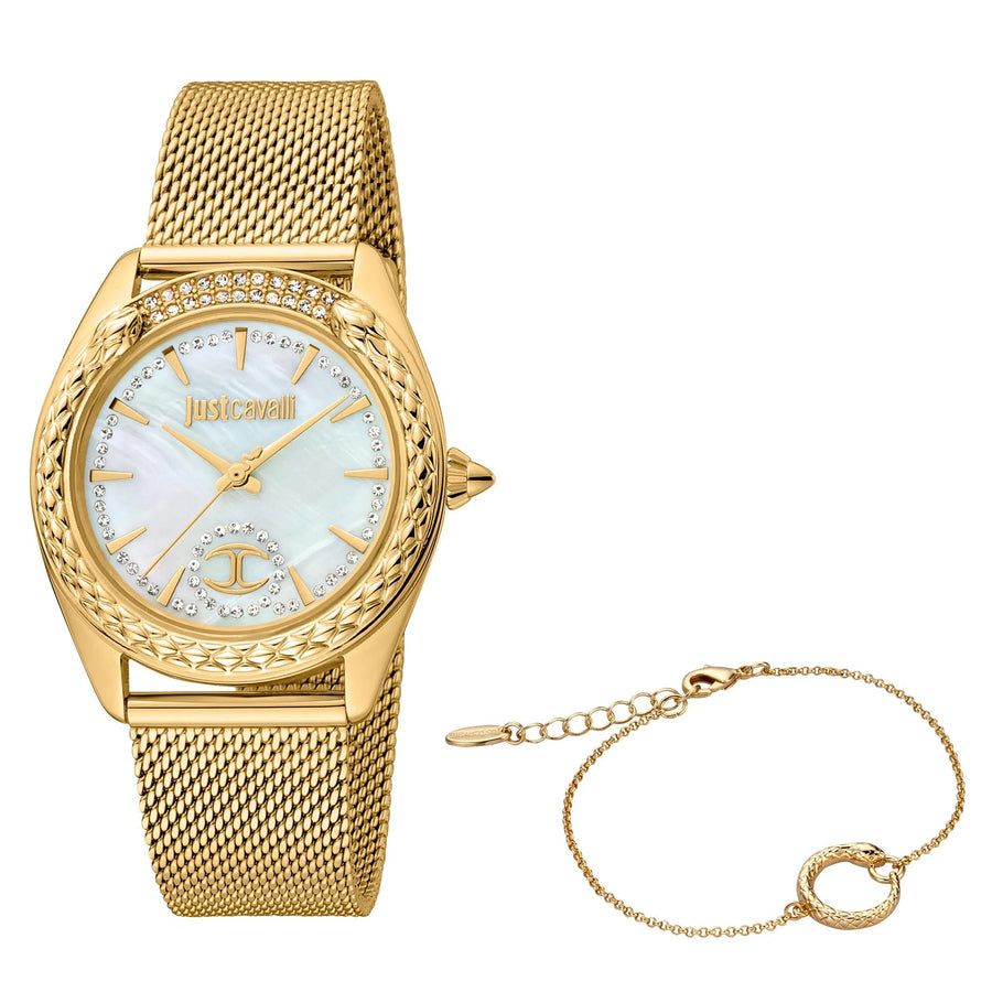 Just Cavalli Prestigio 2 Yellow Gold MOP