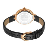 Just Cavalli Snake Creazione Black Leather