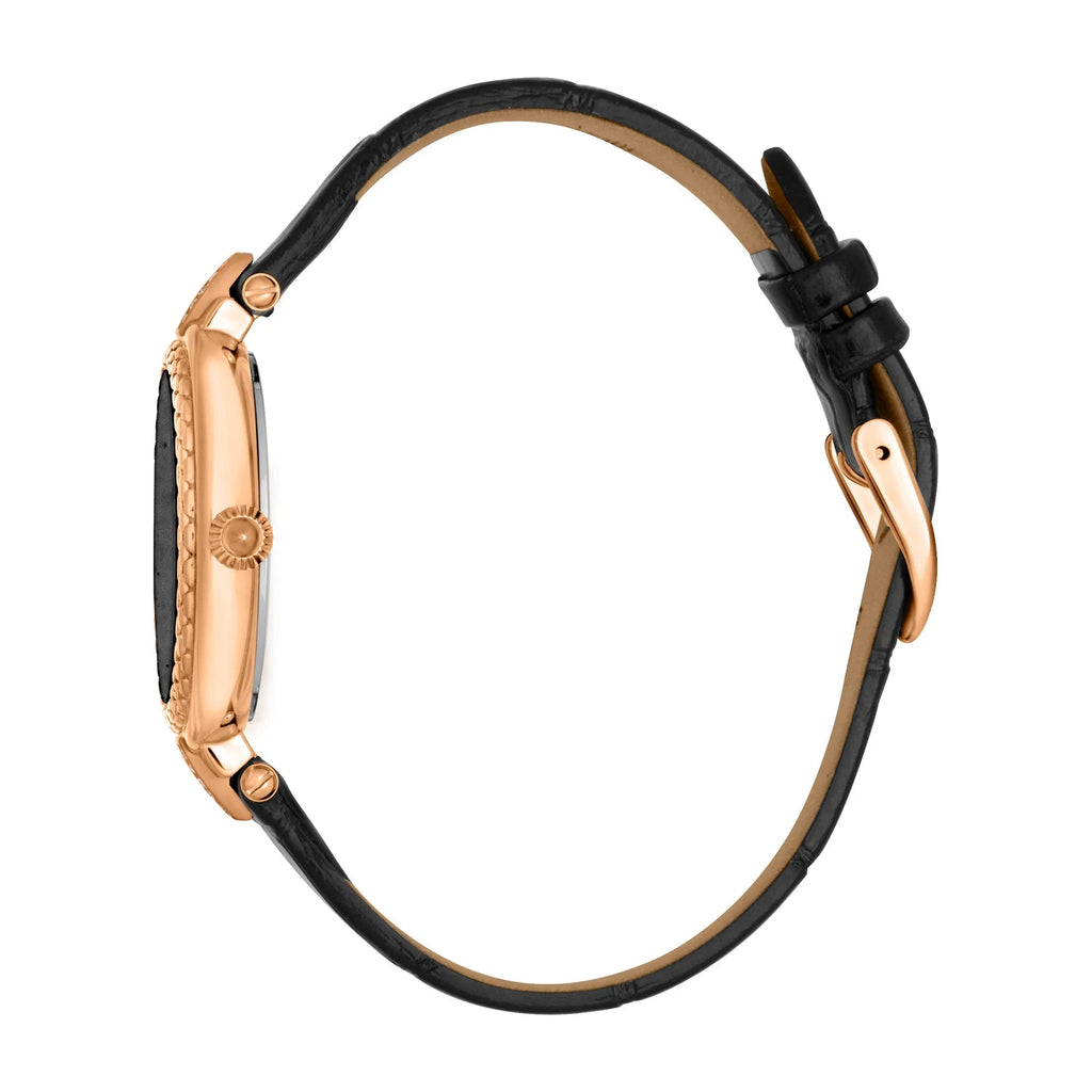 Just Cavalli Snake Creazione Black Leather