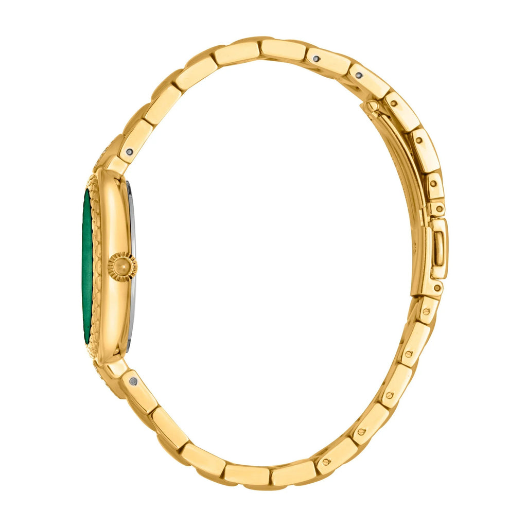 Just Cavalli Snake Creazione Yellow Gold Green