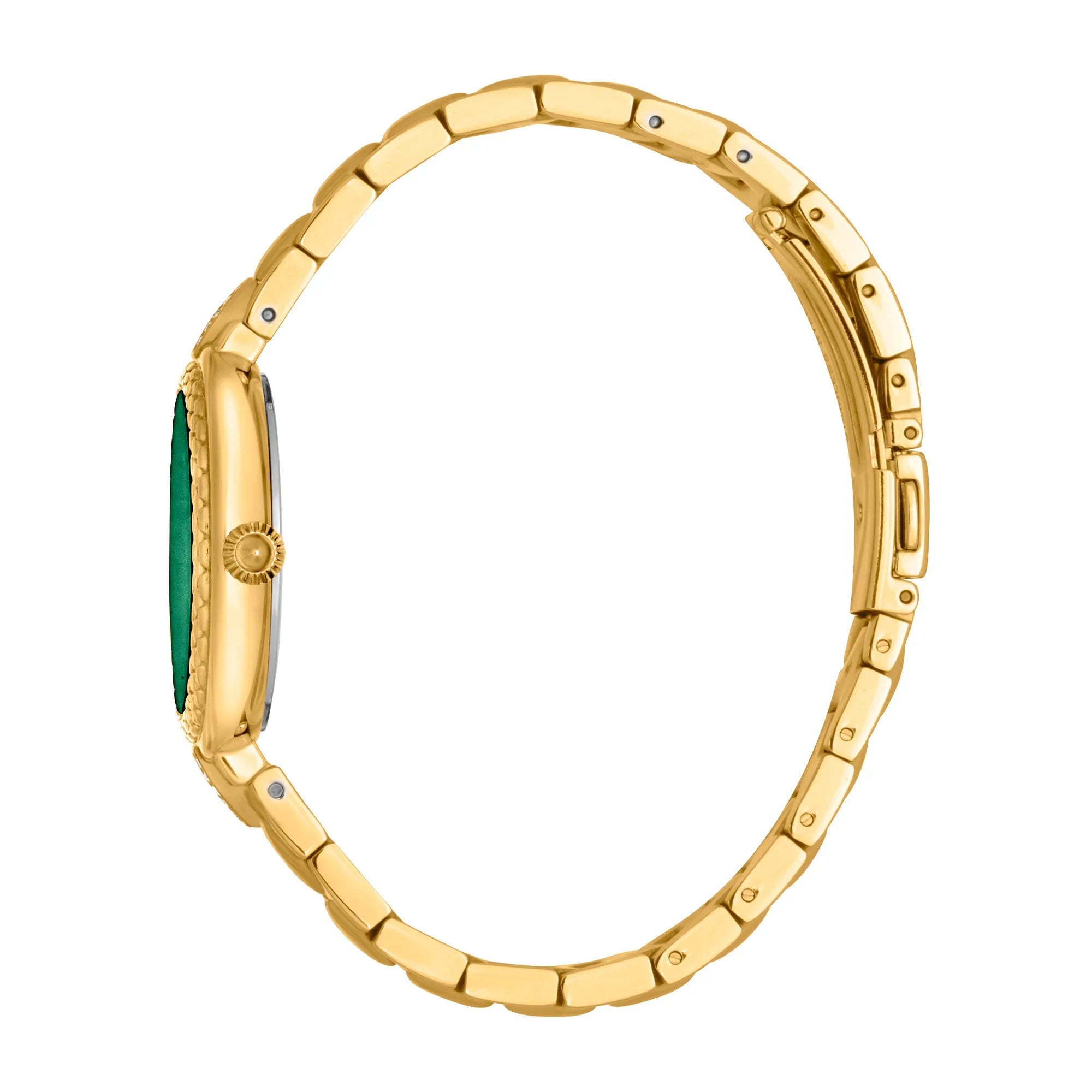 Just Cavalli Snake Creazione Yellow Gold Green