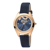 Just Cavalli Donna finezza Leather RG Blue