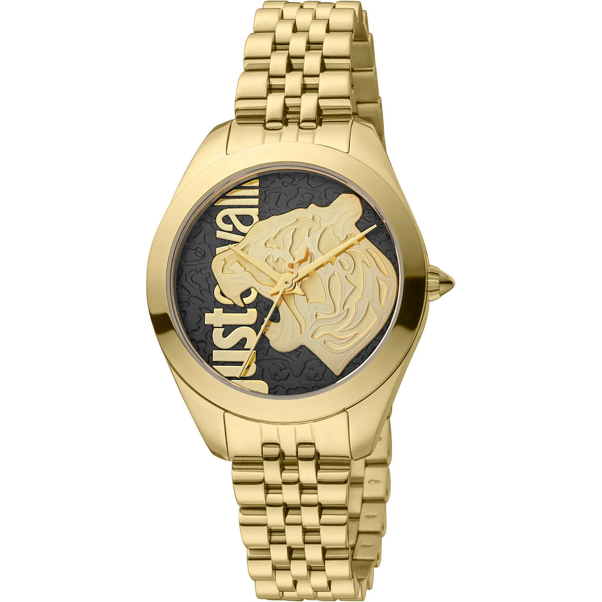 Just Cavalli Pantera Yellow Gold Black