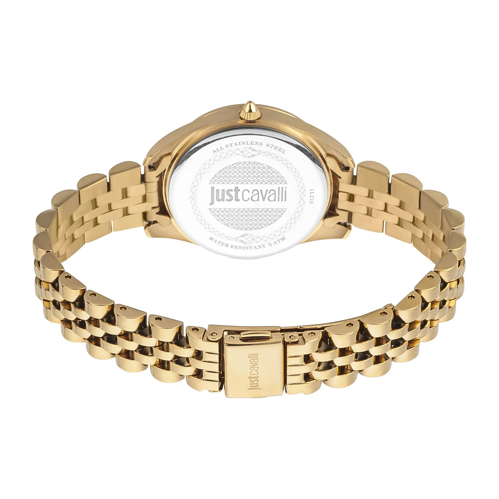 Just Cavalli Pantera Yellow Gold Black