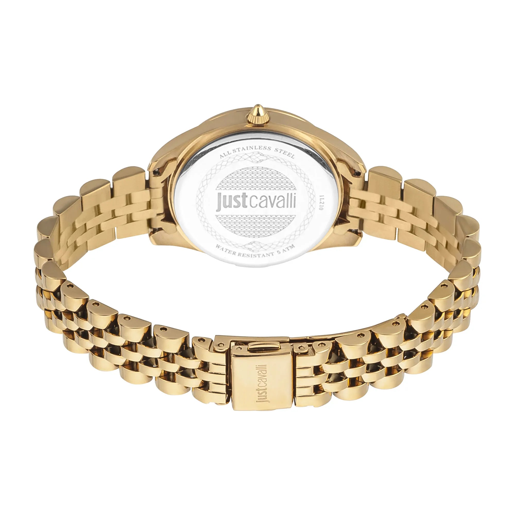 Just Cavalli Pantera Yellow Gold Black