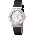 Just Cavalli JC Trama 2 Leather Black Silver
