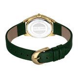Just Cavalli Fashion Glam Leather Green Gold