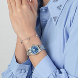 Just Cavalli Fashion Glam Silver Steel Blue