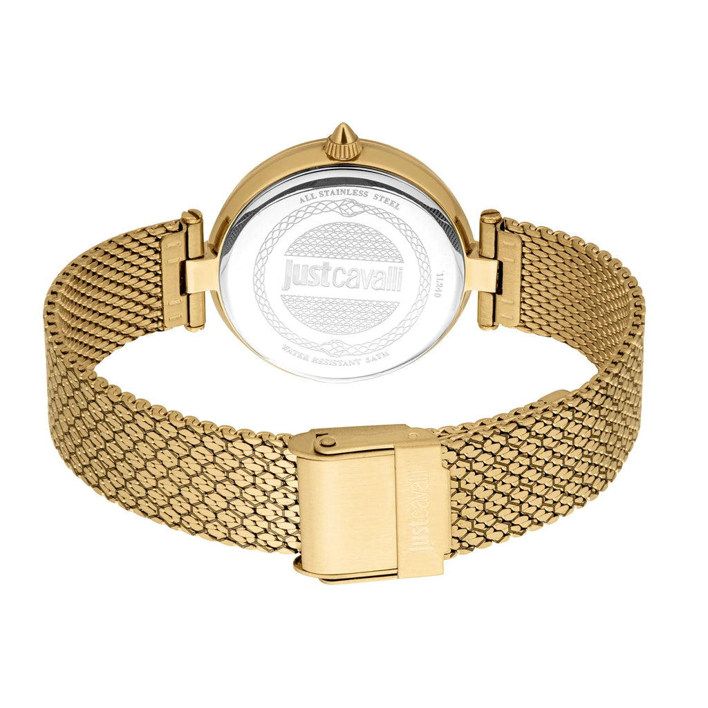 Just Cavalli Obsessive Snake Gold Silver