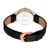 Just Cavalli Puntale Black Leather Rose Gold