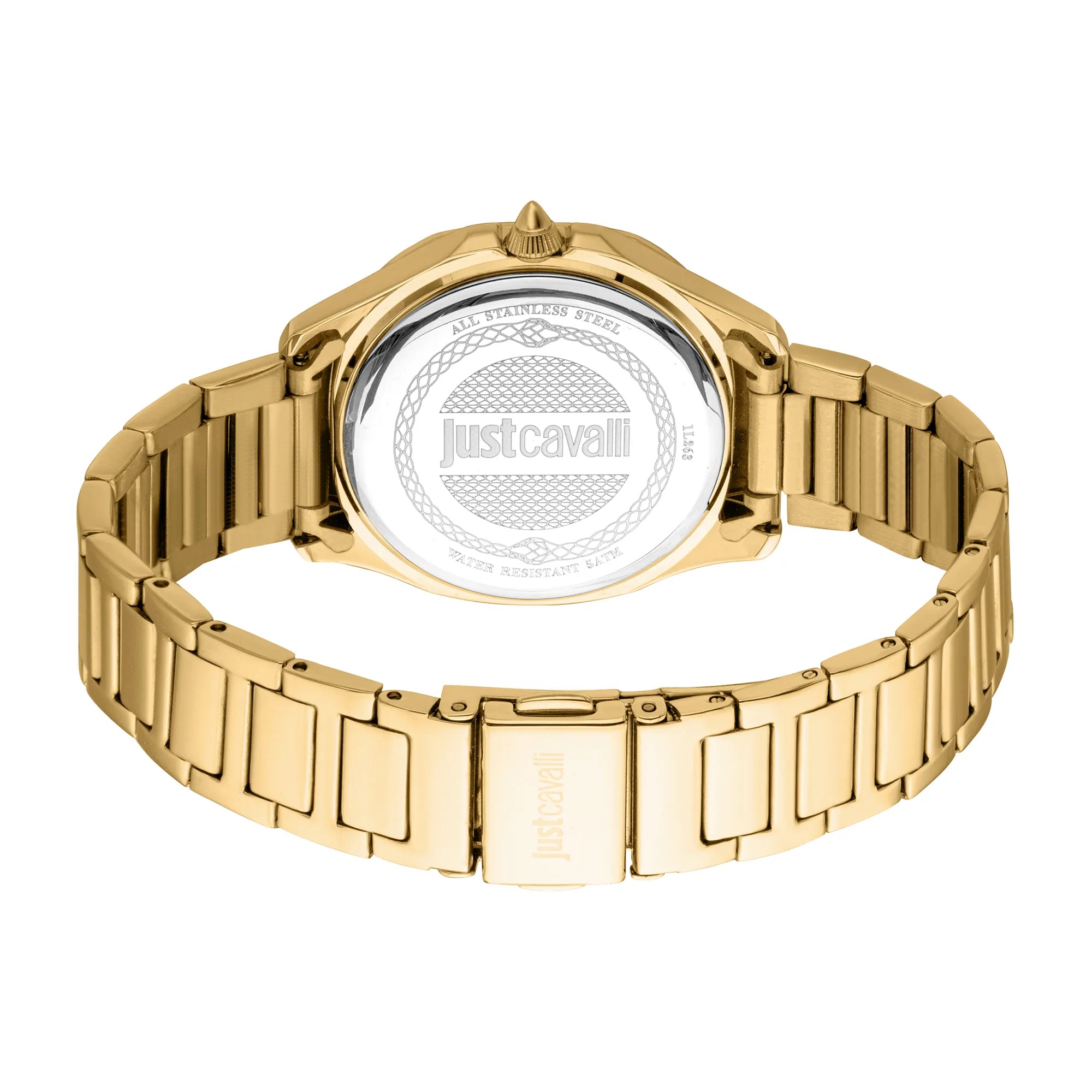Just Cavalli Quadro Yellow Gold Green