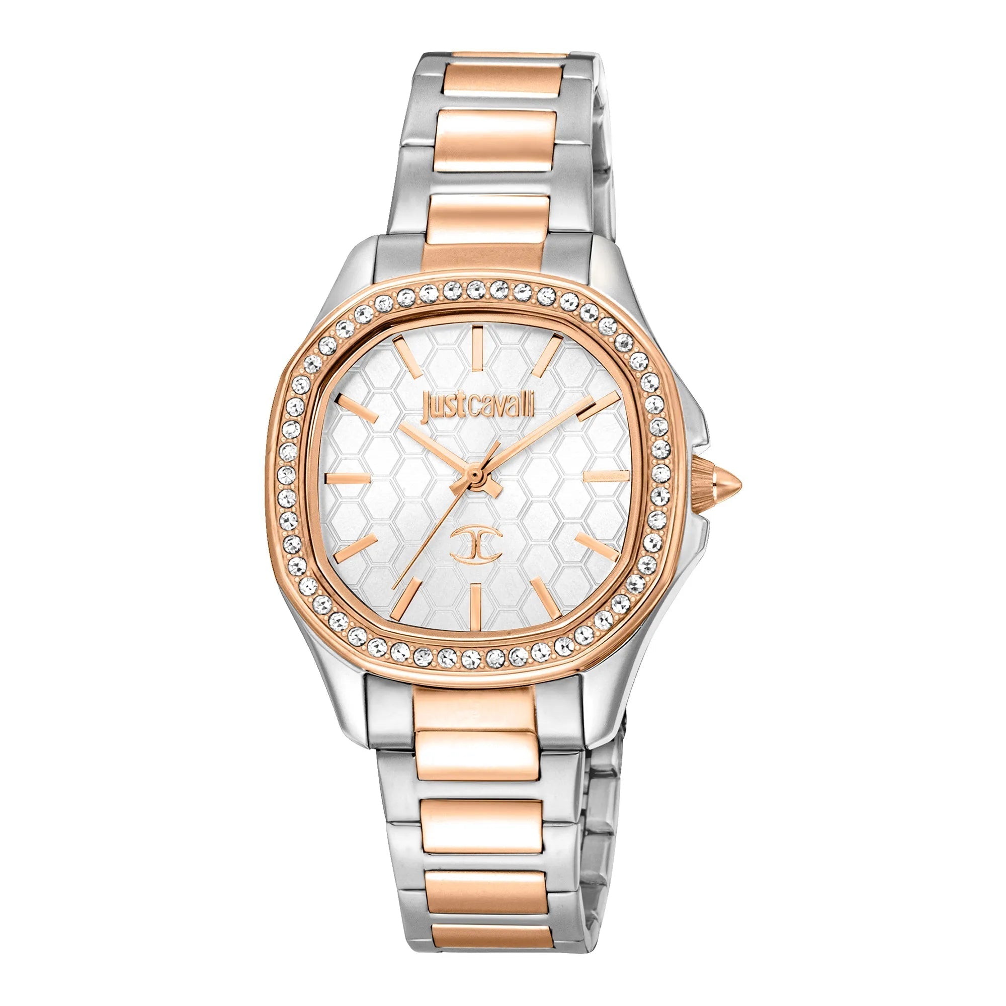 Just Cavalli Quadro Two Tones RG Silver