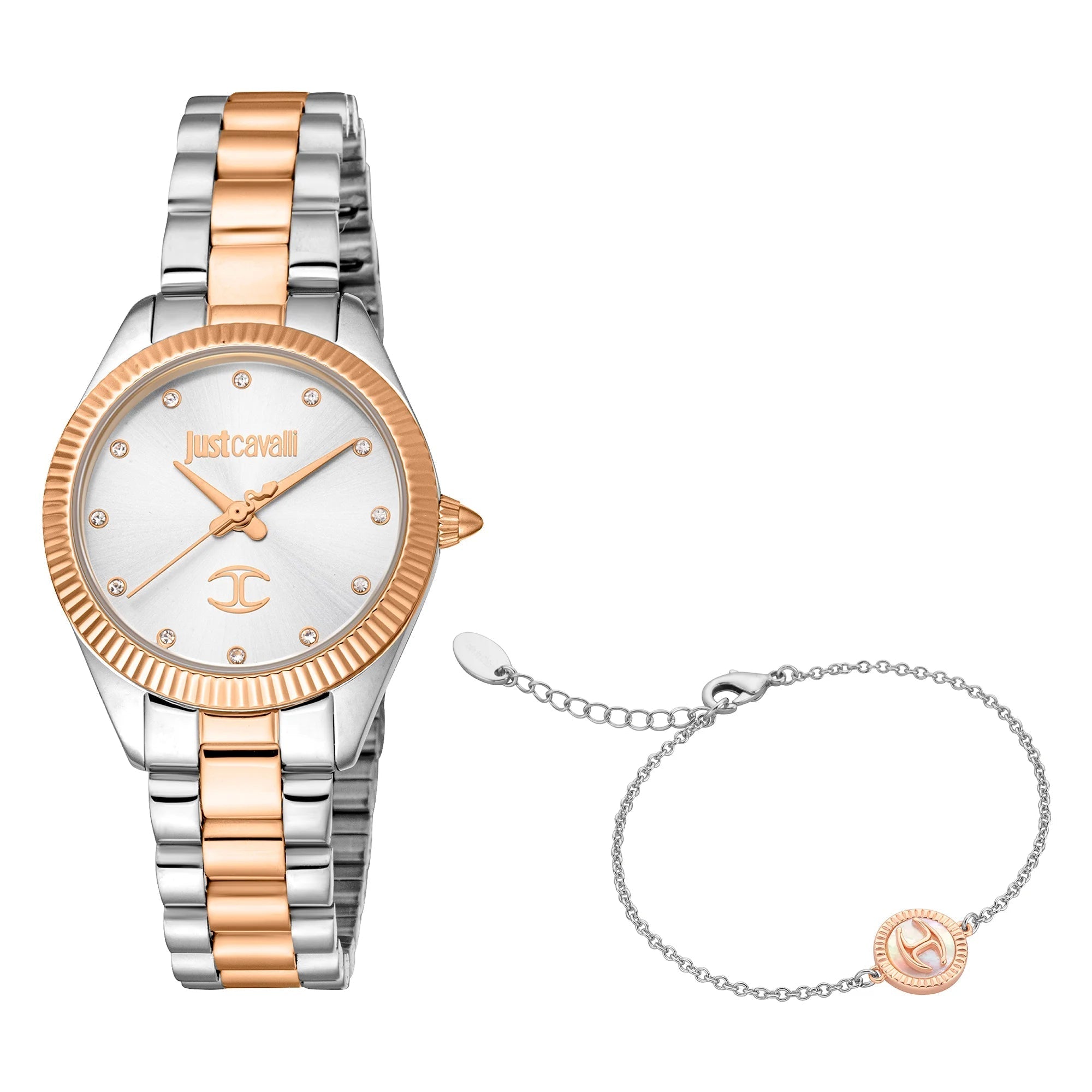 Just Cavalli Pacentro Two Tones RG Silver