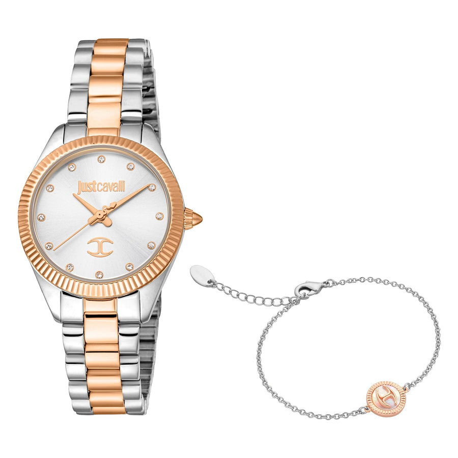 Just Cavalli Pacentro Two Tones RG Silver