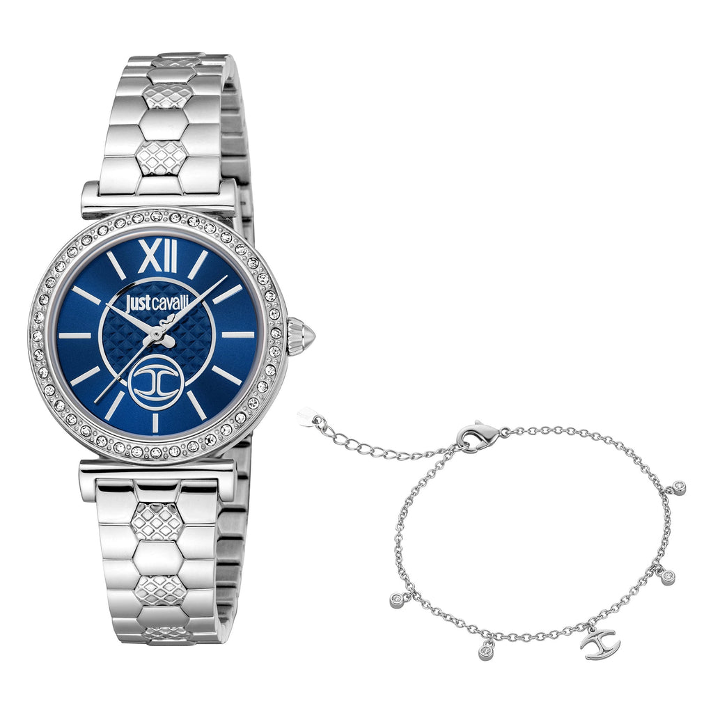 Just Cavalli Varenna Silver Blue