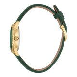 Just Cavalli Neive Leather Green Yellow Gold