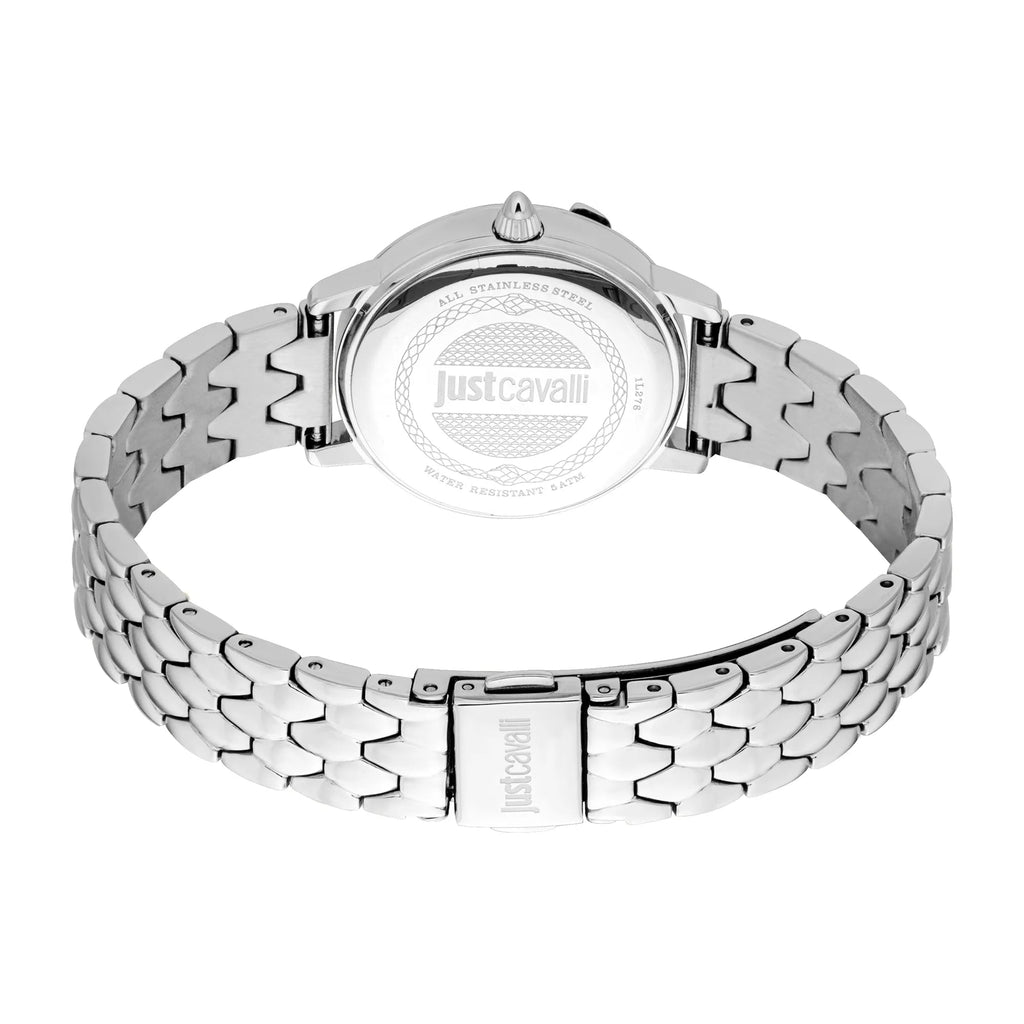 Just Cavalli Viperized Silver Grey Light Blue
