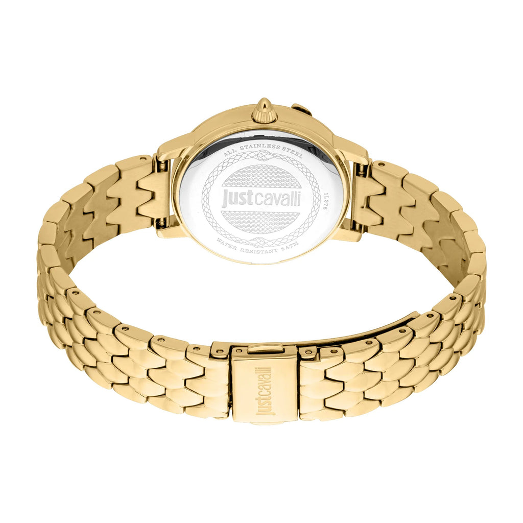 Just Cavalli Viperized Yellow Gold Turquoise
