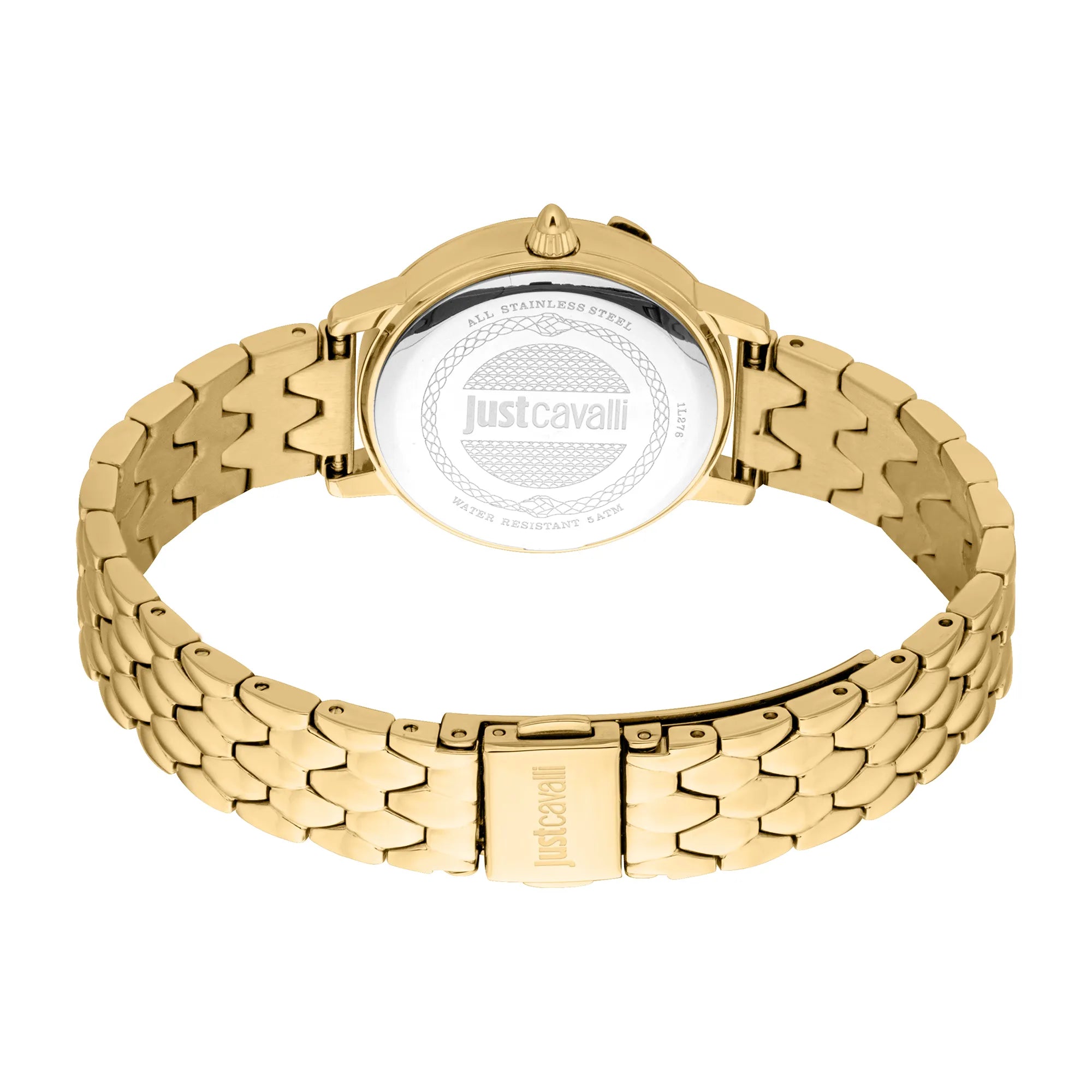 Just Cavalli Viperized Yellow Gold Turquoise