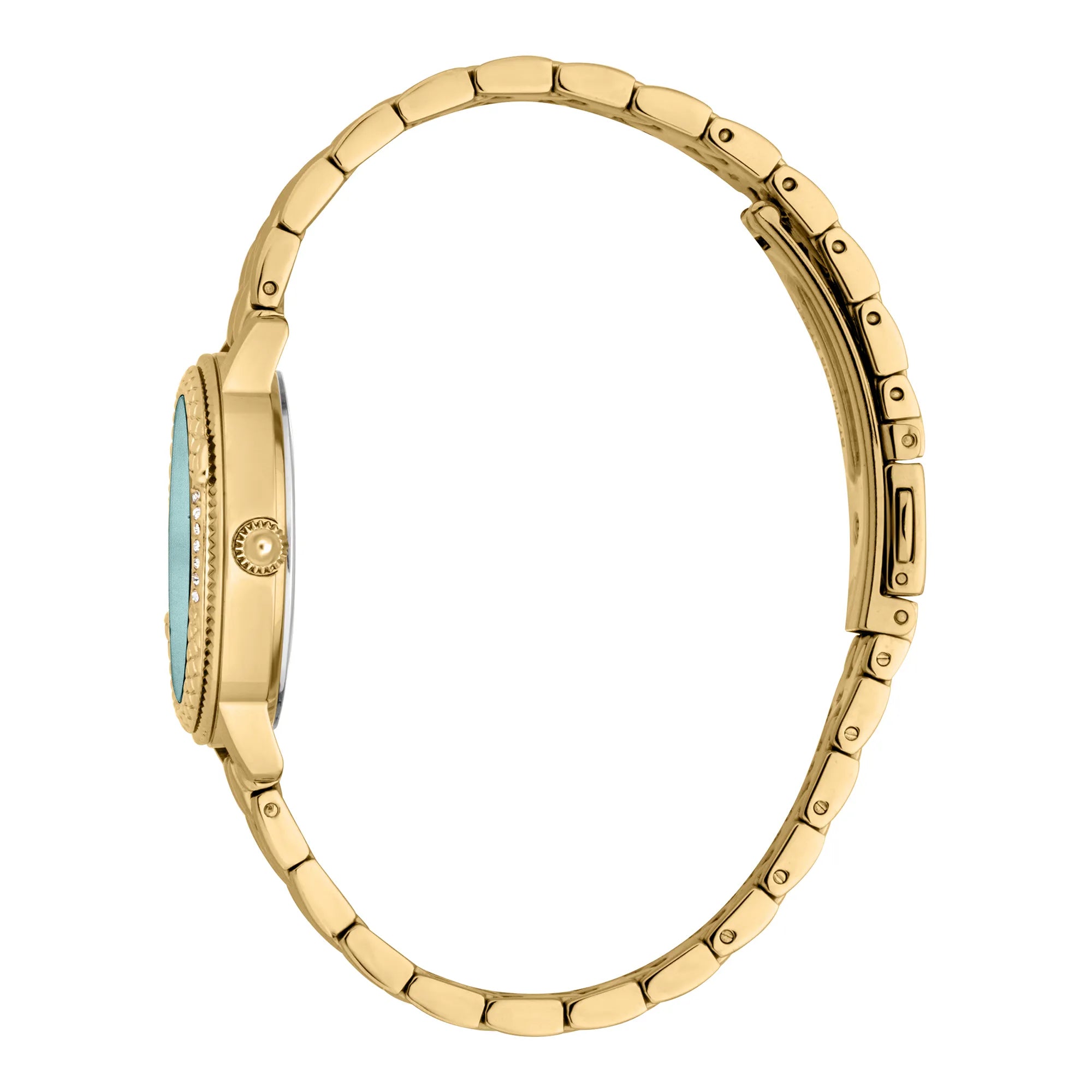 Just Cavalli Viperized Yellow Gold Turquoise