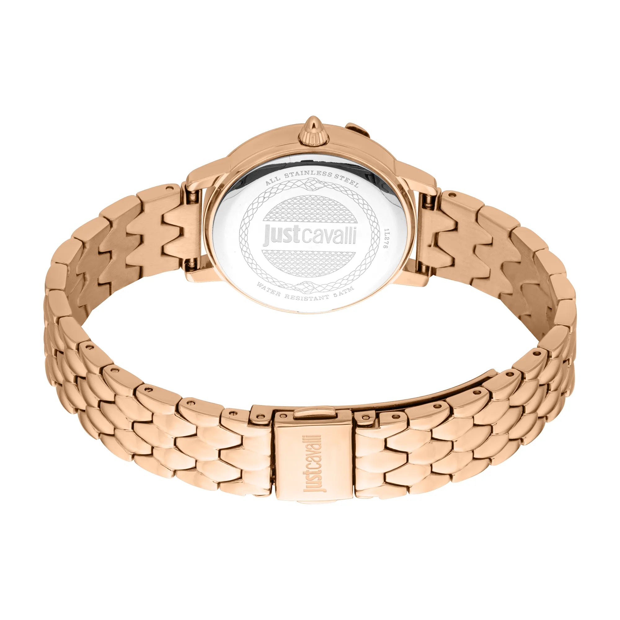 Just Cavalli Viperized Rose Gold Silver Grey